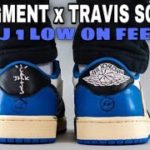 Fragment Travis Scott Air Jordan 1 low on feet & adidas Yeezy Foam Runner resell Worth it?