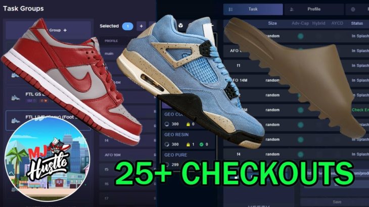 MJ Live Cops Ep.4 : BOTTING JORDAN 4 UNC and YEEZY SLIDES WITH MEK AIO, PRISM, VIPER, AND BALKOBOT