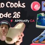 Mizzo Cooks Ep 26 – Yeezy 700 Bright Blue, Yeezy Slides, Jordan 1 Aleali May, and more! Bot Live Cop