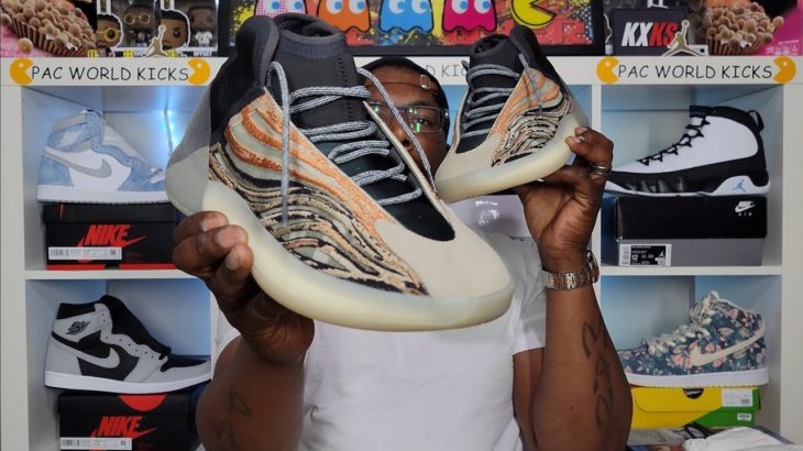 🚨🚨Must Watch🚨🚨 Adidas Yeezy QNTM Flame Orange 🔥🔥🔥 Lace Swap,  Review,  and On Foot!!!