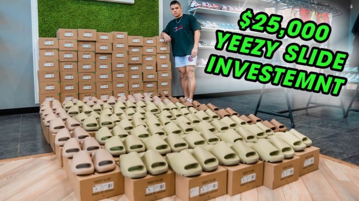 My $25,000 Yeezy Slide Investment! (A Day in the Life of a Sneaker Store Owner)