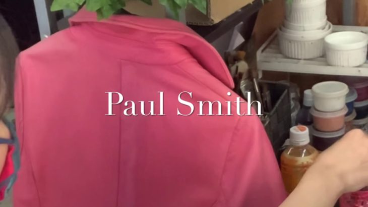 Paul Smithのレザージャケットの日焼け