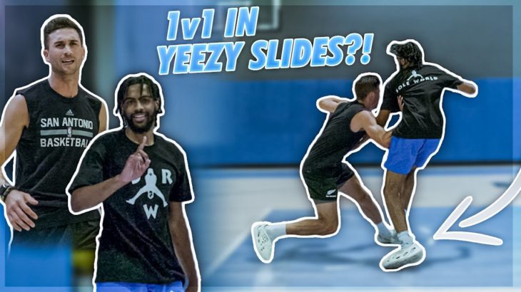 Playing 1v1 In Yeezy Slides Against Sole Resell! 😱 | Jordan Lawley Basketball
