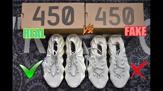 REAL VS FAKE Yeezy 450 “Cloud White” Review
