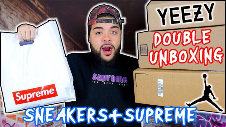Supreme SS21 + Double Sneaker Unboxing | Jordan + Yeezy In Hand Pickups