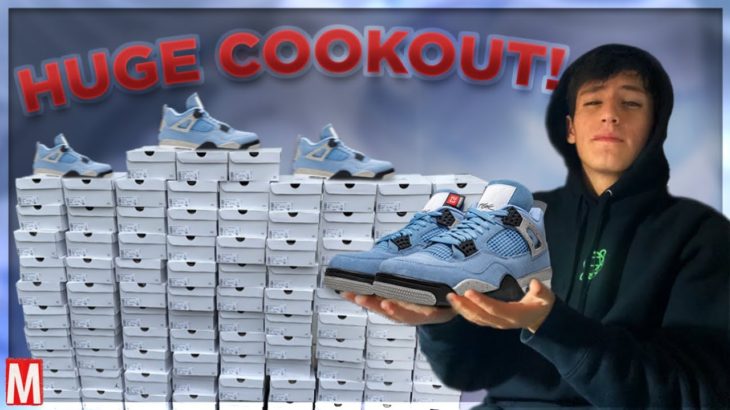 UNC 4 COOKOUT | 100+ PAIRS LIVE COP | YEEZY COOK | LINEAR, SIGMA BOT | NOTIFY SPONSORSHIP