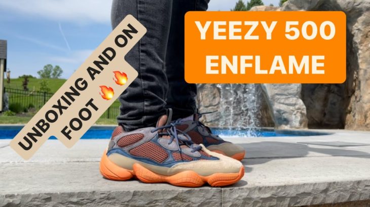 YEEZY 500 ENFLAME UNBOXING AND ON FOOT!!!