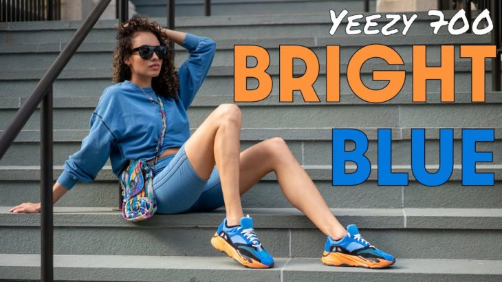 YEEZY 700 BRIGHT BLUE ON FOOT Review and Styling Haul: Fresh Wave Runner Vibes! Comparison