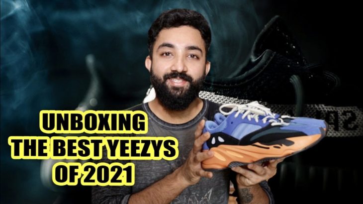 YEEZY 700 BRIGHT BLUE + YEEZY SLIDE PURE REVIEW & ON FEET !!