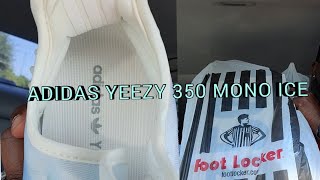 ADIDAS YEEZY 350 MONO ICE PICKUP AND REVIEW (THANKS FLX APP)