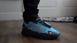 Adidas YEEZY 700 MNVN Bright Cyan REVIEW & On Feet