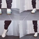 Adidas Yeezy Boost 380 Alien Blue Aliblu on feet