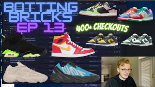 Botting Bricks Ep 13 – Nike Dunks, Electric Green 6s, Yeezy 500 Taupe, Yeezy 700, Fusion 1s LIVE COP