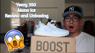 HOLD OR SELL?!! Yeezy 350 V2 Mono Ice Review & Unboxing and Resell Prediction