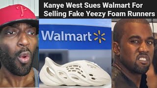 Kanye West Sues Walmart For Selling Fake Knockoff Yeezy Foam Runner!!!