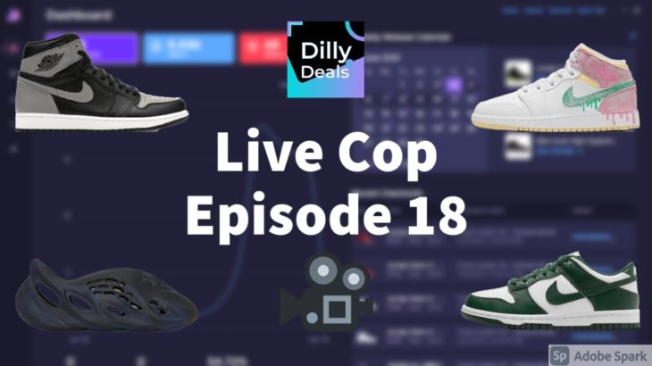 Live Cop Episode 18 – Restocks, Jordan 1 Patina, Jordan 1 Shadow, Yeezy Foam Runner + MORE