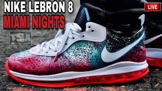 Nike Lebron 8 Low MIAMI NIGHTS SNKRS ,YEEZY SLIDE RESELL,OFF WHITE AIR JORDAN 2 & SNEAKER NEWS