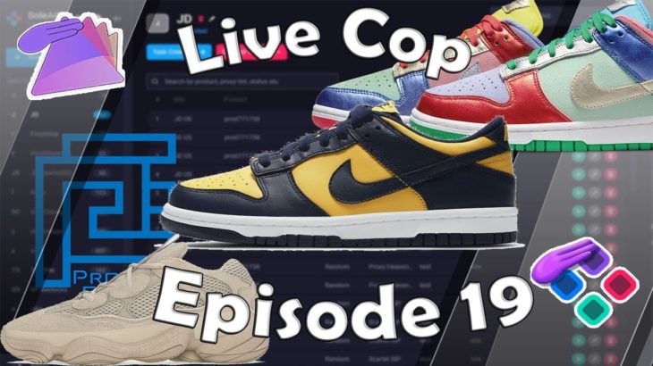 Sole AIO & Prism Live Cop – Episode 19 – Yeezy 500 Taupe, Dunk Low Michigan & Dunk Low Sunset Pulse