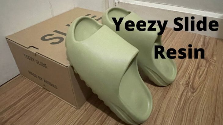Unboxing, Review + On feet Yeezy Slide Resin