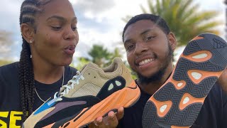 YEEZY BOOST 700 ENFLAME AMBER | SHOE REVIEW + CRAZY CAMPOUT 😳
