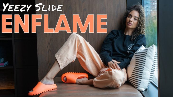 YEEZY SLIDE ENFLAME HOW TO STYLE and ON FOOT REVIEW: SUMMER LOOKS and GIVEAWAY