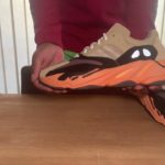Yeezy Boost 700 V1 ‘Enflame Amber’ unboxing first look