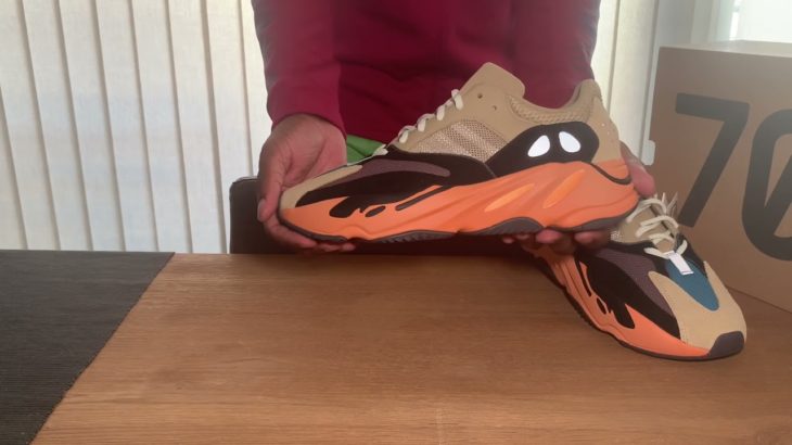 Yeezy Boost 700 V1 ‘Enflame Amber’ unboxing first look