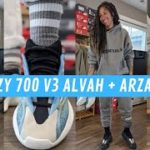 DOUBLE Yeezy 700 V3 Unboxing: Alvah + Arzareth | 6 Styled Fits…Which Is Better?! Sizing Help!