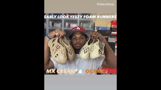 Early look Yeezy Foam Runner “MX Cream & Ochre”