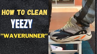 How To Clean Yeezy “Waverunner” With EBkicks