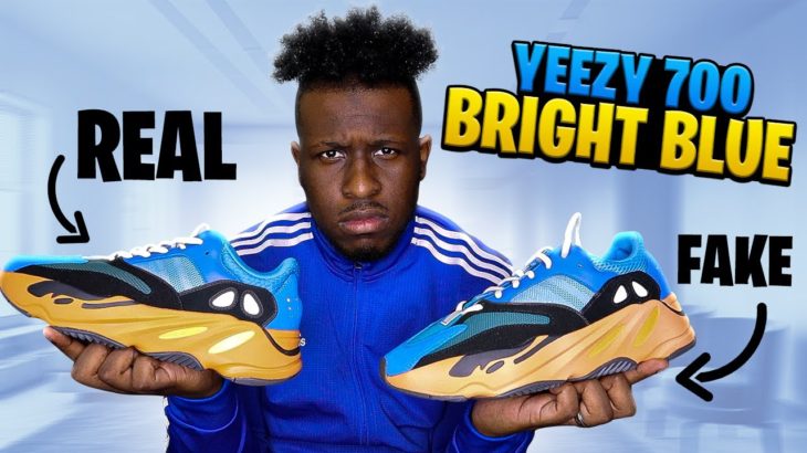 I ALMOST GOT SCAMMED😩😡YEEZY 700 BRIGHT BLUE REAL VS FAKE!!