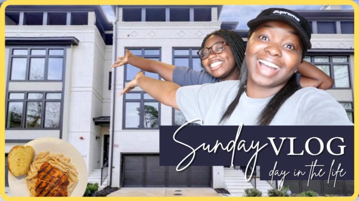 WEEKEND VLOG – NEW HOUSE TOUR, SUNDAY DINNER, YEEZY 450 + DANCE WITH US!