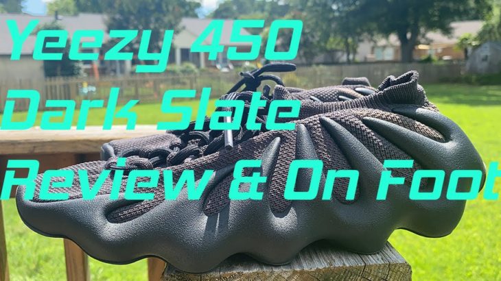 Yeezy 450 Dark Slate Review & On Foot