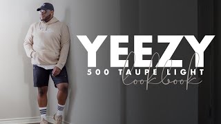 Yeezy 500 Taupe Light Outfit Ideas for Men | How to Style Yeezy 500s | Lookbook