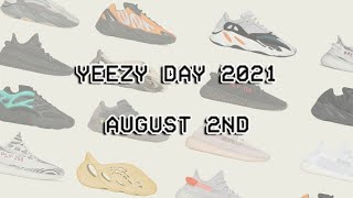 Yeezy Day 2021 August 2nd SOON! PT 2 | All Releases + Release Info