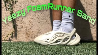 Yeezy Foamrunner Review and On Foot.. I BOUGHT THE UGLIEST YEEZYS AND I LOVE THEM!!!