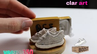 how to make yeezy 350  shoes  clay art 4k