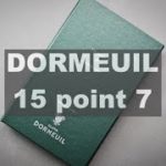 DORMEUIL 15 point 7 スーツ生地の紹介
