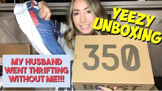 Did my husband find good stuff???? + Ebay Authentication Yeezy Boost Unboxing