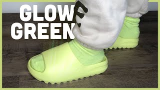 Do They Actually Glow? YEEZY Slide Glow Green Review + On Foot