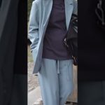 Double lapel suit jacket（ダブルラペルスーツジャケット）b-410・Casual straight suit pants(カジュアルストレートスーツパンツ）b-411
