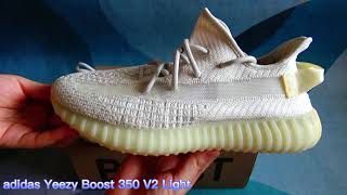 Exclusive review for adidas Yeezy Boost 350 V2 Light from kicklois