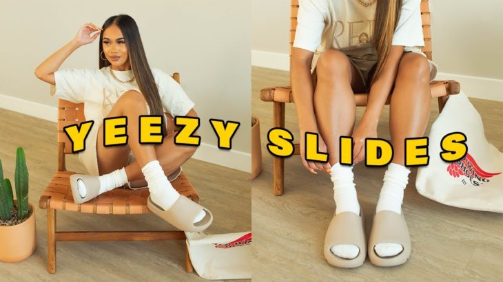 How I Style Adidas Yeezy Slides Pure | Style With Me | Mscrisssy
