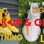 JORDAN 4 LIGHTNING and YEEZY 350 v2 LIGHT LIVE PICK UP // COFFEE WITH SHADE
