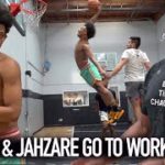 Mikey Williams UNSTOPPABLE In Yeezy Slides 😳 Jahzare Jackson DUNKING LIKE SHAQ!