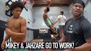 Mikey Williams UNSTOPPABLE In Yeezy Slides 😳 Jahzare Jackson DUNKING LIKE SHAQ!