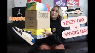 Sneaker Unboxing HAUL!! SNKRS Day, YEEZY Day W’s and MORE!