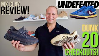 Undefeated Dunk COOKOUT! + Yeezy Foam Runner MX Clay On-Feet! + 350 Black Reflective On-Feet!