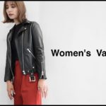 【ライダース女子】ウィメンズのVaLLet 02の着用イメージです。レザージャケット