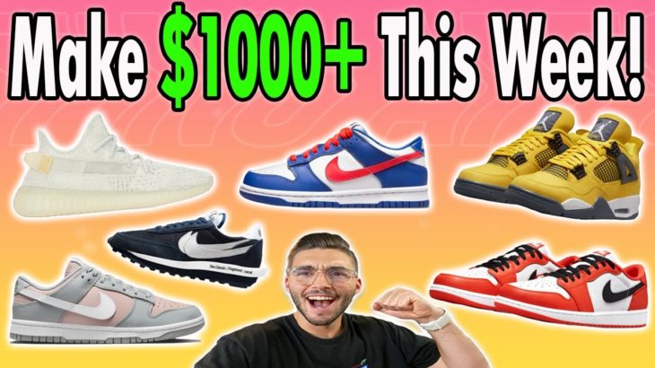 WHATS RESELLING THIS WEEK! Jordan 4 ‘Lightning’ , Yeezy 350s, Fragment LDWaffles & MUCH MORE!
